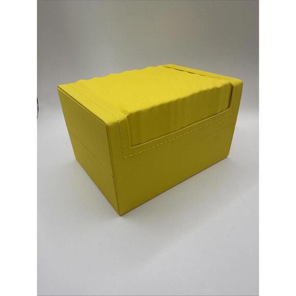 Invicta Yellow Watch Display Storage Presentation Box Case ONLY - Picture 3 of 4